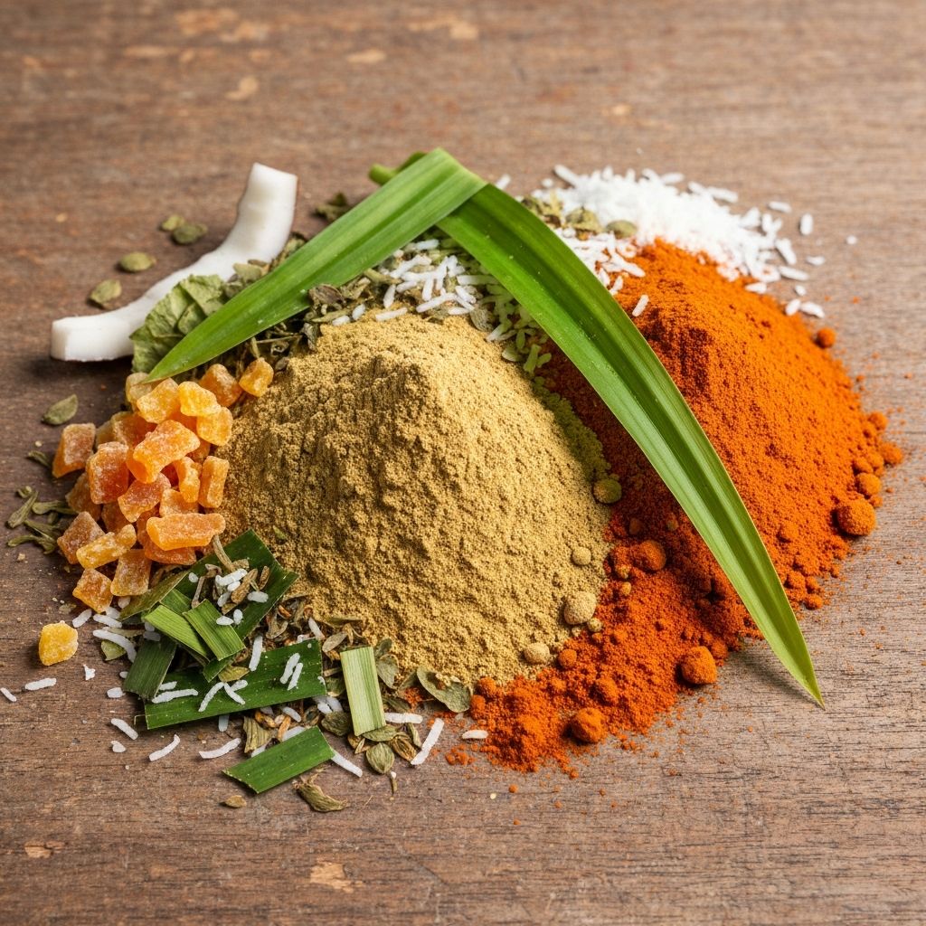 Maca root blend with tropical spices